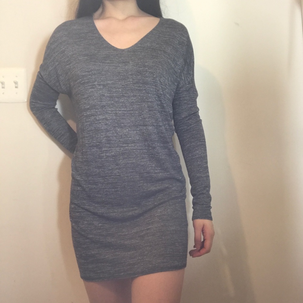Lil greyish blueish dress w pockets!